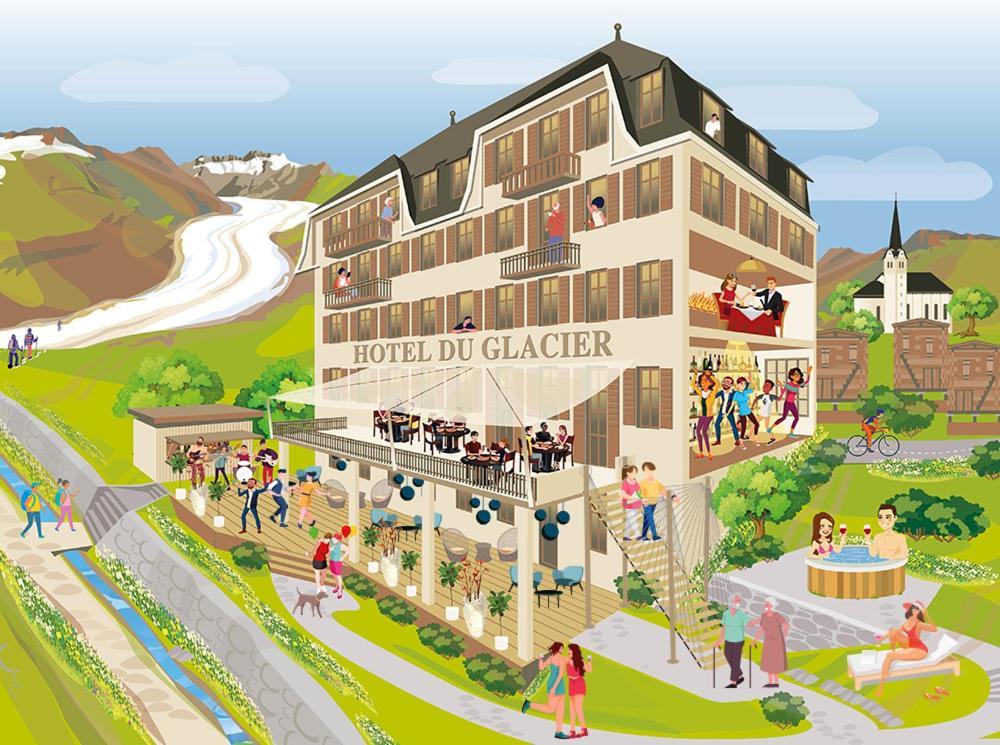 Du Glacier Boutique & Traditions Hotel Fiesch Dış mekan fotoğraf